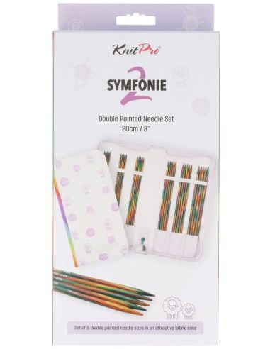 Trousse aiguilles doubles pointes 20 cm KnitPro Symfonie 2