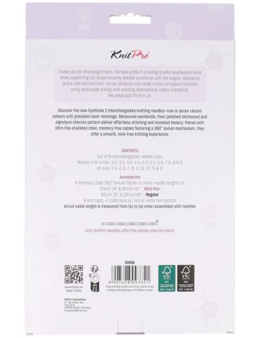 Trousse aiguilles circulaires Deluxe KnitPro Symfonie 2