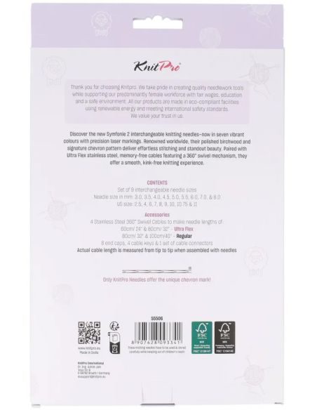 Trousse aiguilles circulaires Deluxe KnitPro Symfonie 2
