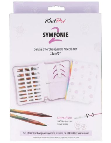 Trousse aiguilles circulaires Deluxe KnitPro Symfonie 2