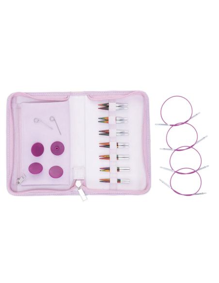 Trousse aiguilles circulaires 5 cm Mini KnitPro Symfonie 2