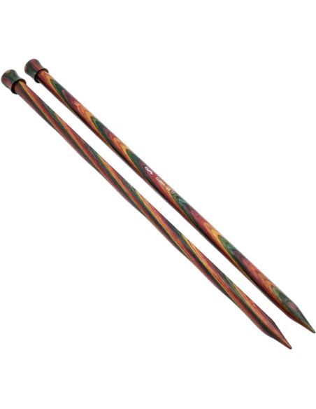 Aiguilles à tricoter droites en bois KnitPro Symfonie 2