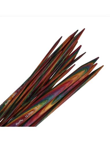 Aiguilles à tricoter droites en bois KnitPro Symfonie 2