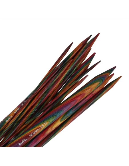 Aiguilles à tricoter droites en bois KnitPro Symfonie 2