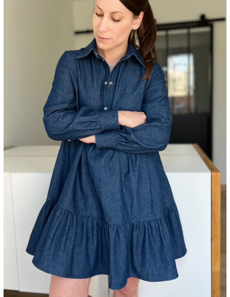Patron de robe chemise Naïs - Ma Petite Fabrique