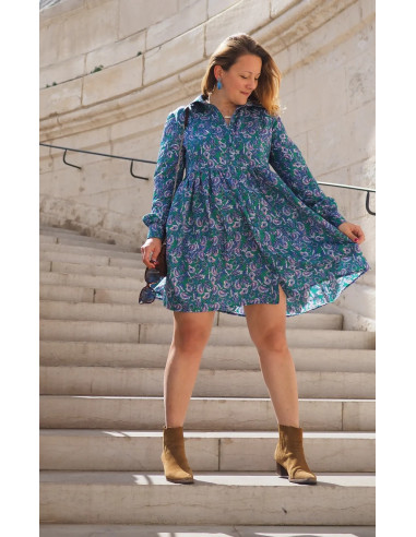Patron de robe chemise Naïs - Ma Petite Fabrique