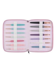 Set de 14 crochets or rose Grande KnitPro Vybe