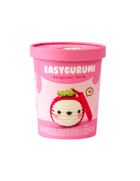Kit crochet Easygurumi Graine Créative - Fraise