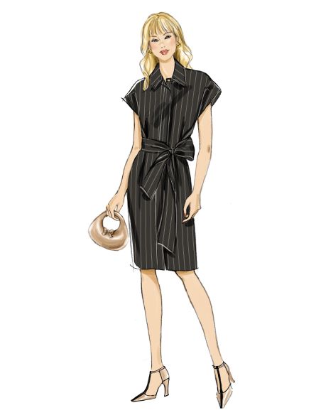 Patron de robe - Vogue 2151