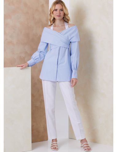 Patron de haut - Vogue 2158