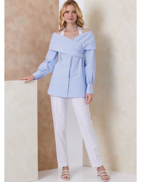 Patron de haut - Vogue 2158
