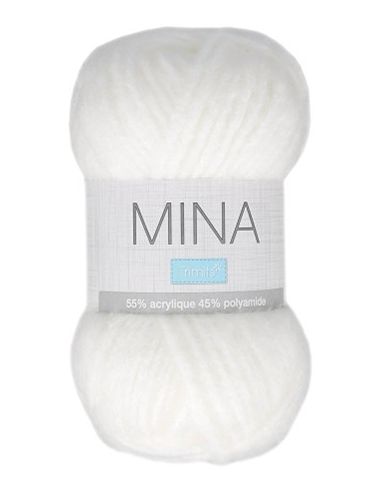 Fil à tricoter effet mohair Mina
