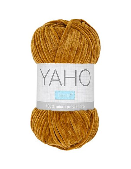 Fil à tricoter chenille Yaho