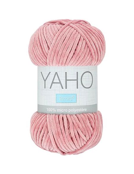 Fil à tricoter chenille Yaho