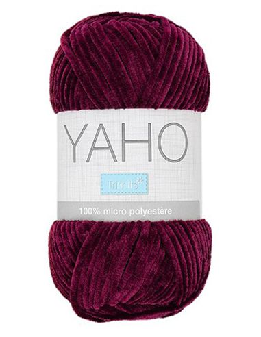 Fil à tricoter chenille Yaho