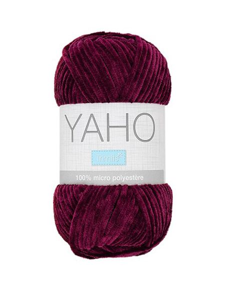 Fil à tricoter chenille Yaho