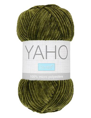 Fil à tricoter chenille Yaho