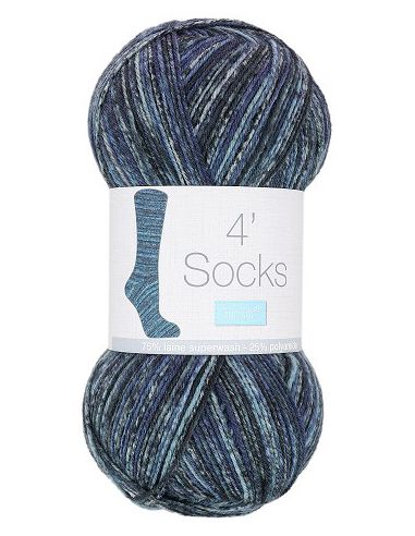 Laine à chaussettes 4' Socks