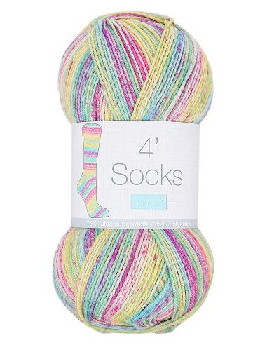 Laine à chaussettes 4' Socks