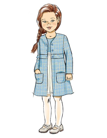 Patron de veste, manteau et robe - Butterick 7068