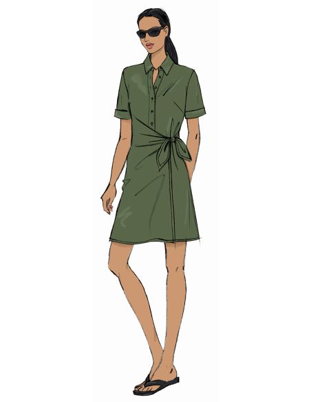 Patron de robe - Butterick 7075