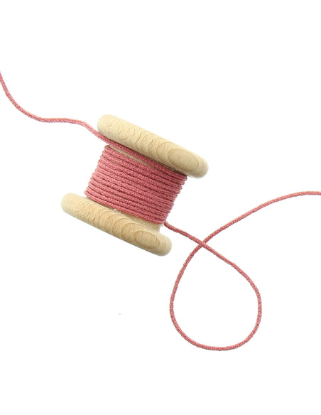 Cordon élastique 2.5 mm - Bois de rose