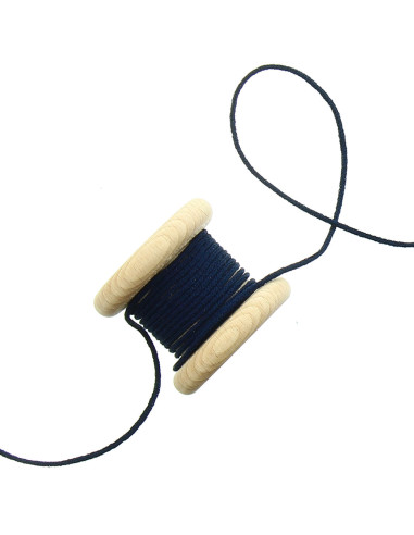 Cordon élastique 2.5 mm - Bleu marine