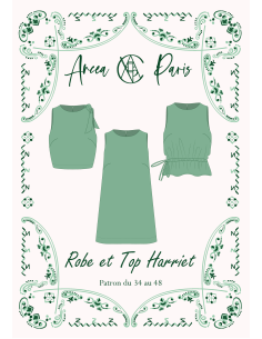 Patron de top et robe Harriet - Ancea Paris 2