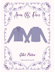 Patron de gilet Pietro - Ancea Paris 2