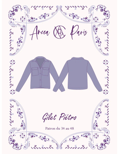 Patron de gilet Pietro - Ancea Paris