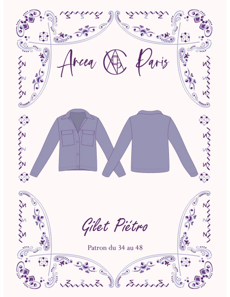 Patron de gilet Pietro - Ancea Paris
