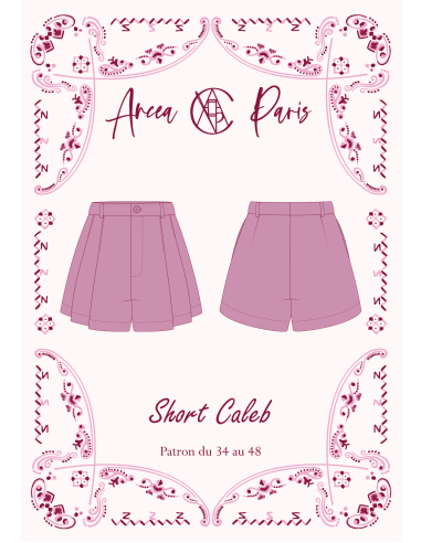 Patron de short Caleb - Ancea Paris