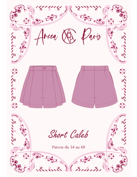 Patron de short Caleb - Ancea Paris