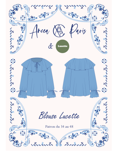 Patron de blouse Lucette - Ancea Paris