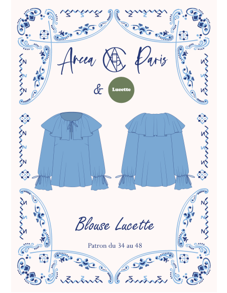Patron de blouse Lucette - Ancea Paris