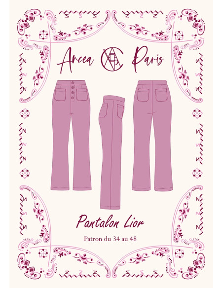 Patron de pantalon Lior - Ancea Paris