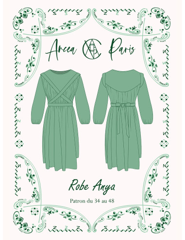 Patron de robe Anya - Ancea Paris