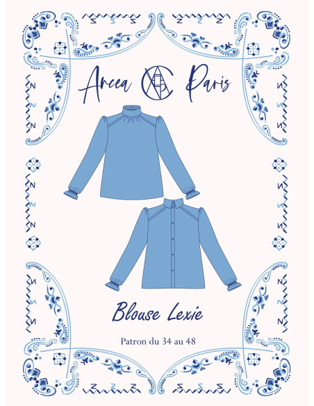 Patron de blouse Lexie - Ancea Paris
