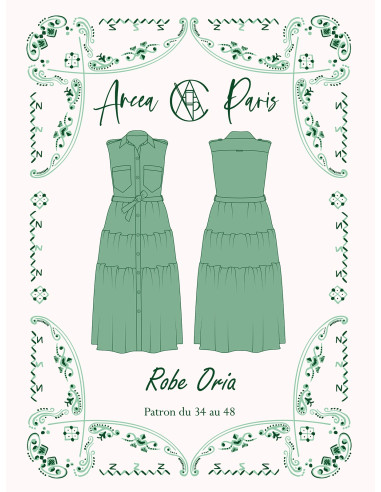Patron de robe Oria - Ancea Paris