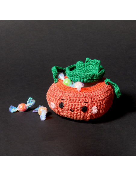 Kit crochet Ricorumi - Citrouille d'halloween