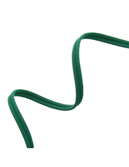Cordon double passepoil recouvert mat - Vert