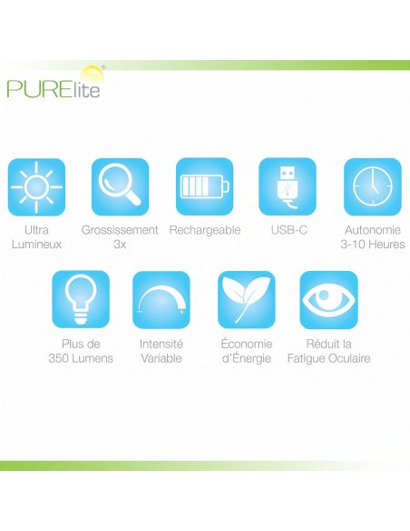 Lampe loupe flexible tour de cou Cobra PURElite