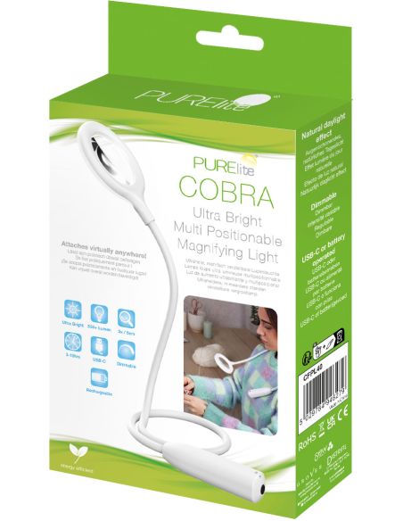 Lampe loupe flexible tour de cou Cobra PURElite