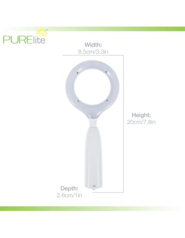 Loupe à main éclairante 5× rechargeable Nova PURElite