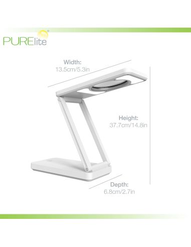 Lampe loupe pliable rechargeable Zed PURElite