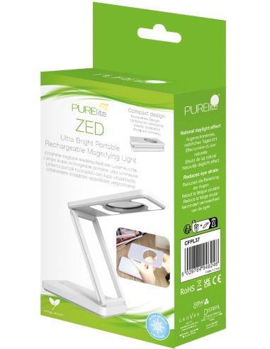 Lampe loupe pliable rechargeable Zed PURElite