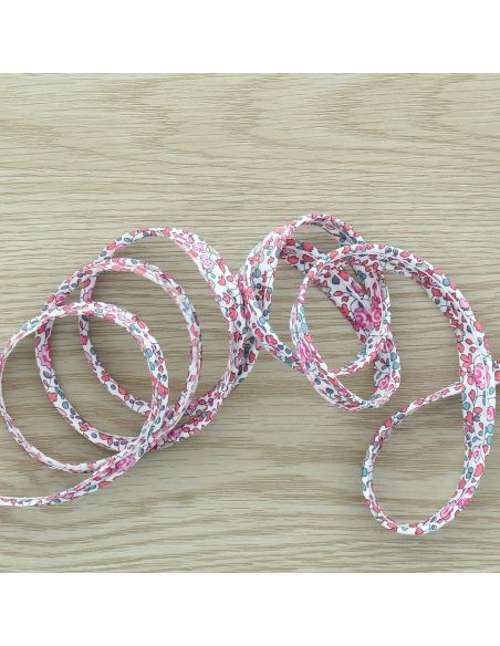 Passepoil Liberty - Éloise rose vif