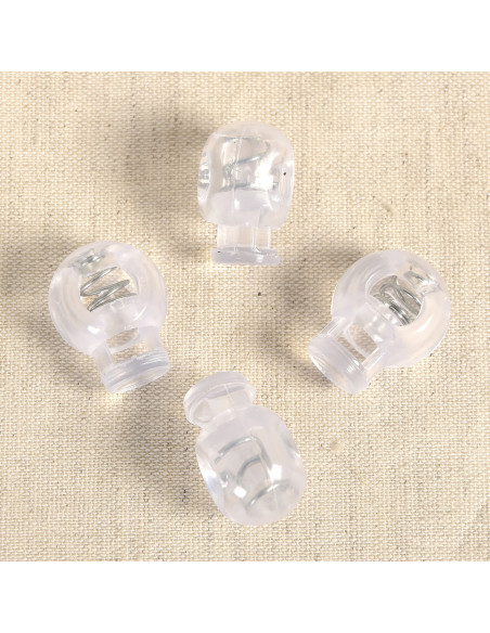 Lot de 4 serre-cordons boule - Transparent
