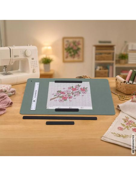 Tableau magnétique 31 × 20 cm Prym pour diagrammes de broderie et tricot