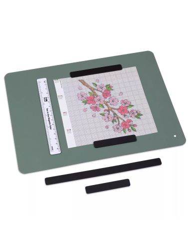 Tableau magnétique 31 × 20 cm Prym pour diagrammes de broderie et tricot